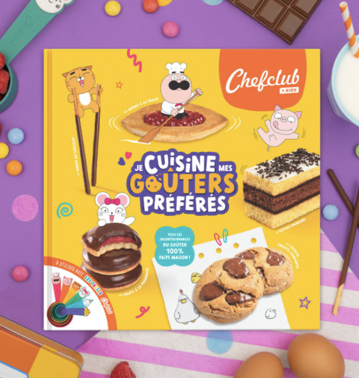 Livre cuisine - Je cuisine mes goûters préférés - Chefclub