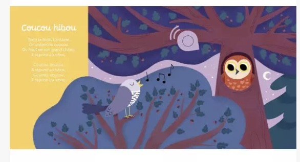 Livre musical - Mes comptines de la forêt