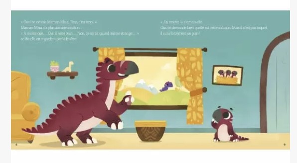 Gus ne veut pas de dino-sitter