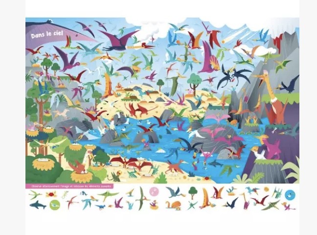 Cherche et trouve - Dinosaures