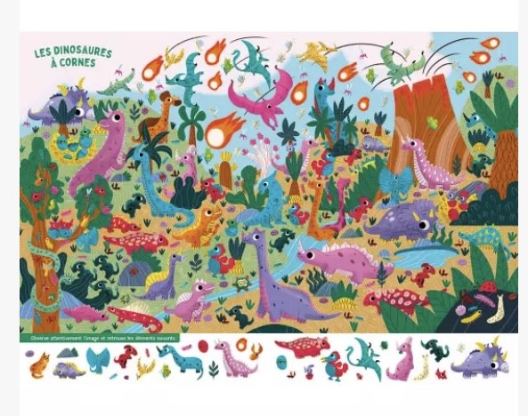 Cherche et trouve - Dinosaures