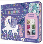 Mes magnifiques tableaux sequins - Un monde enchanté