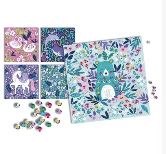 Mes magnifiques tableaux sequins - Un monde enchanté