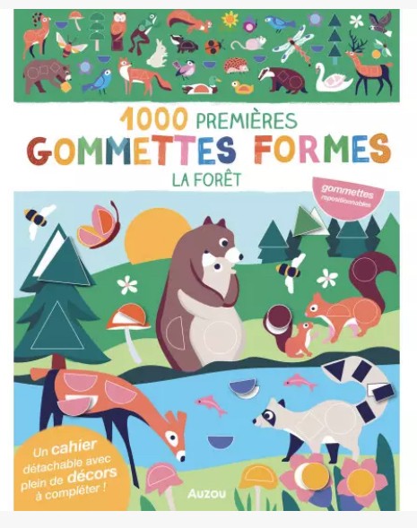 1000 premières gommettes formes - La forêt