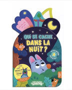 Qui se cache dans la nuit ? Avec vernis phosphorescent