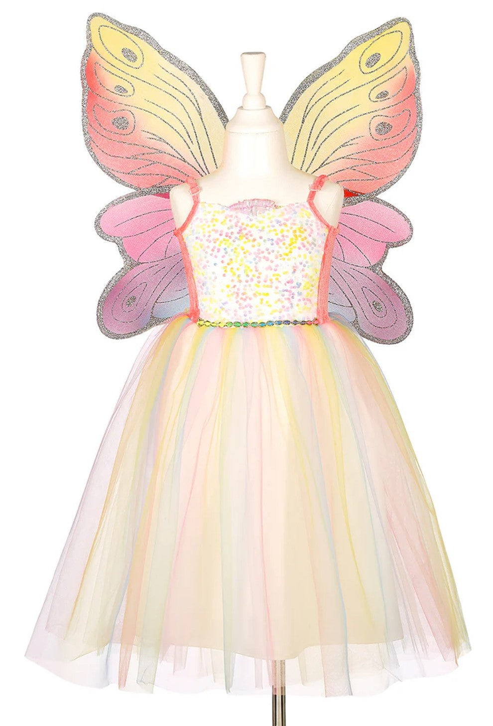 Déguisement - Robe et ailes Valérie - Diff Taille