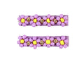 Barrettes Evlyn Lilas