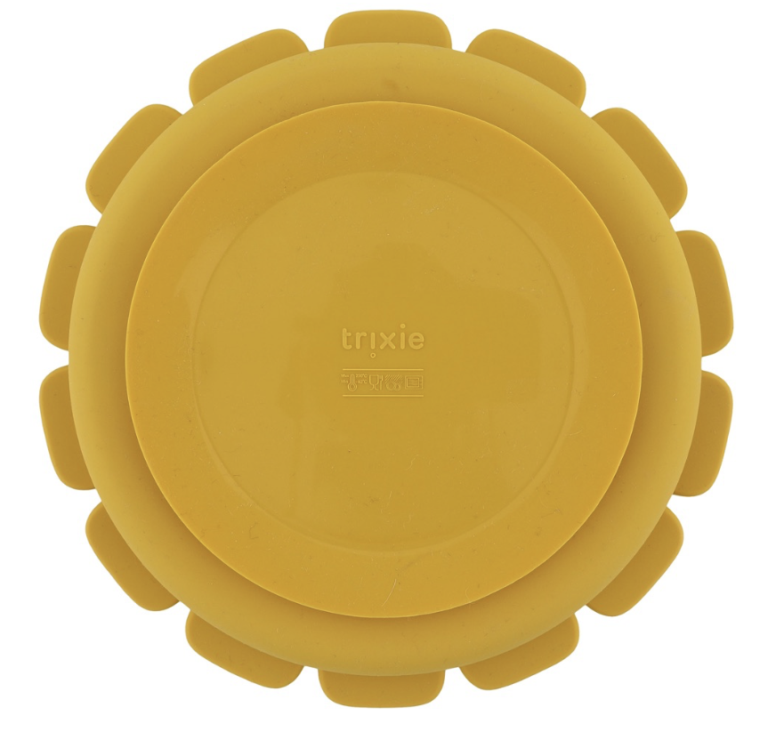 Assiette compartiment avec ventouse - Mr Lion