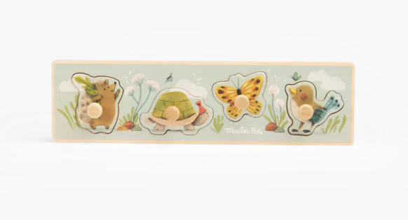 Puzzle encastrable - Trois petits lapins