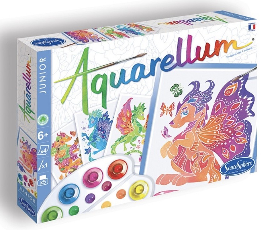 Aquarelle Junior - Dragons des 4 saisons