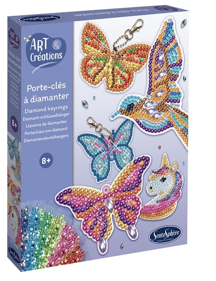 Porte-clés à diamanter