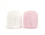Amuseables - Rose et blanc marshmallows