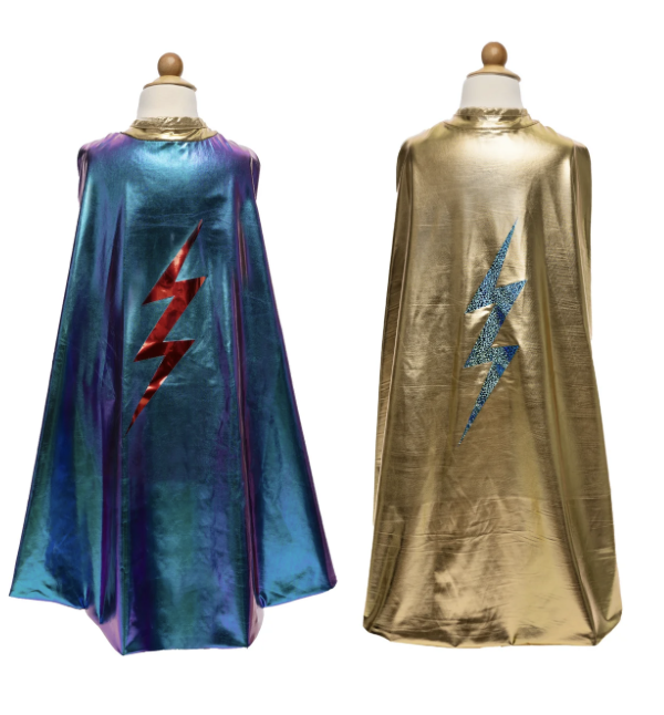 Déguisement - Cape Holographique - Blue Lightning - T5/6
