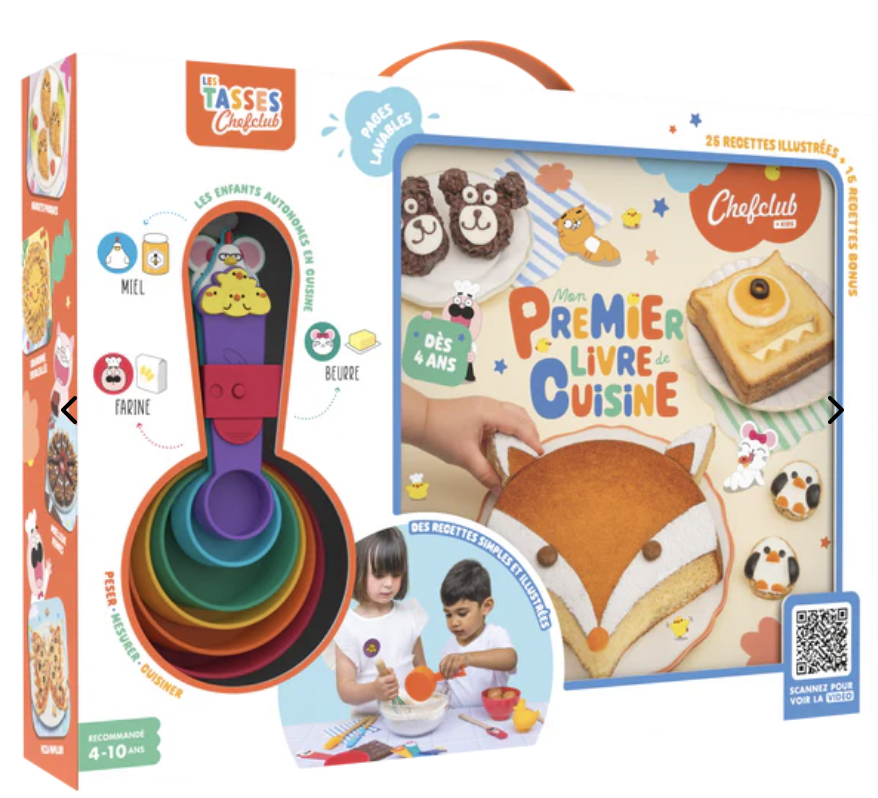 Coffret cuisine - Mon premier livre de cuisine - Chefclub