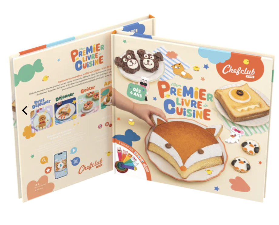 Coffret cuisine - Mon premier livre de cuisine - Chefclub