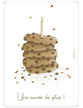 Carte Anniversaire - Cookies