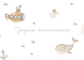 Carte Anniversaire - Océan