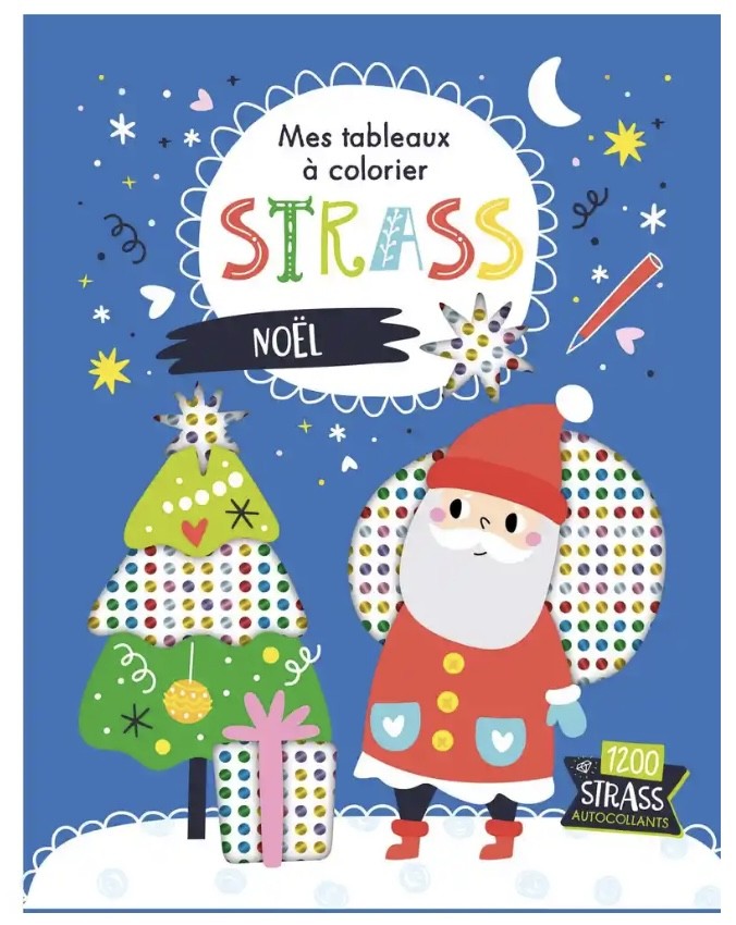Mes tableaux à colorier Strass - Noël