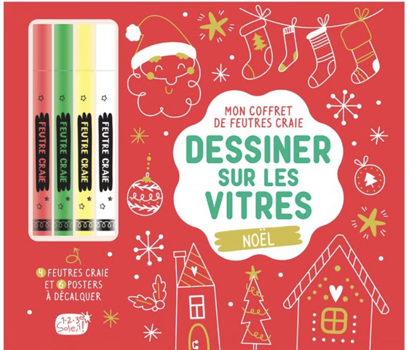 Dessiner sur les vitres - Noel