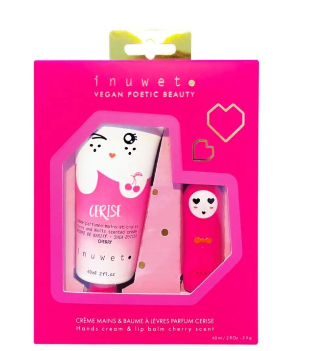 Coffret Crème et baume à lèvres - Cerise