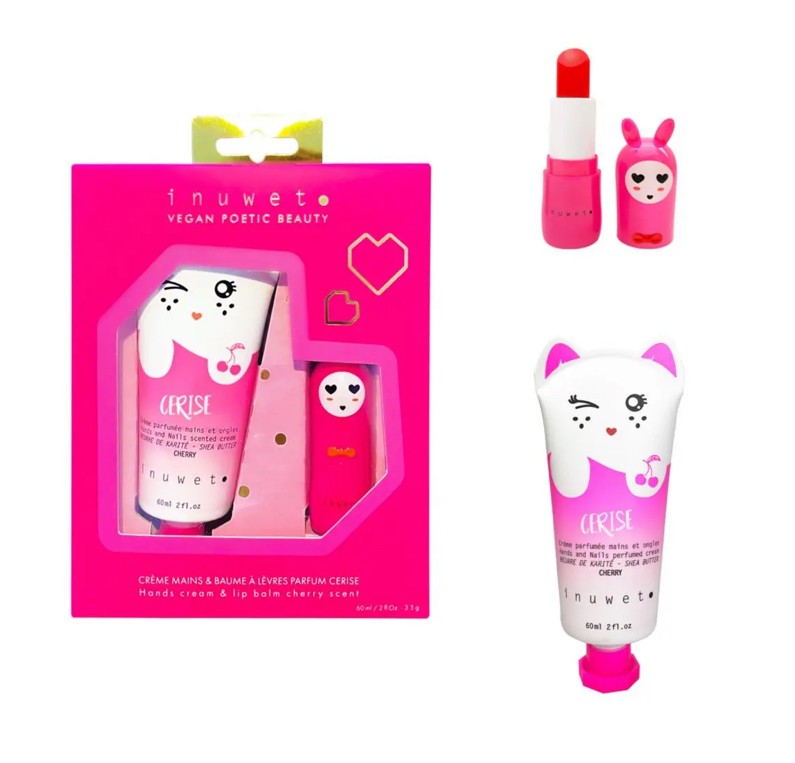 Coffret Crème et baume à lèvres - Cerise