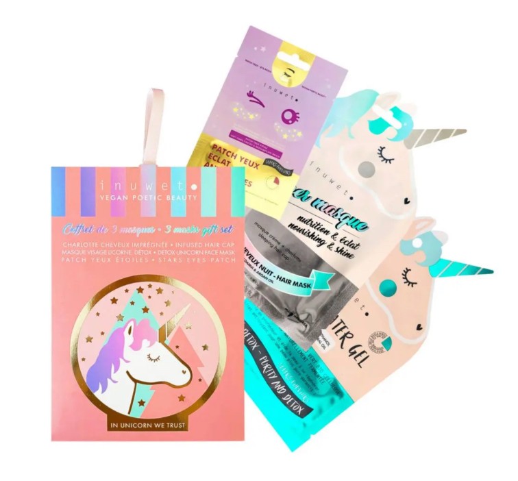 Coffret trois masques  - Cheveux, visage et yeux