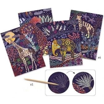 Cartes à gratter - Nature luxuriante