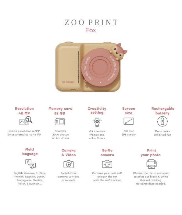 Appareil photo Zoo Print - Renard