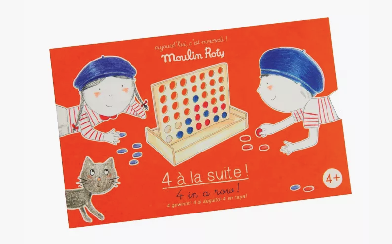 Jeu de 4 à la suite - Aujourd'hui c'est Mercredi