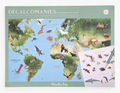Mappemonde avec décalcomanies - Tout autour du monde