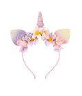 Serre-tête Licorne - Rose
