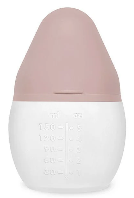 Biberon anti-colique en silicone - 150ml Blush