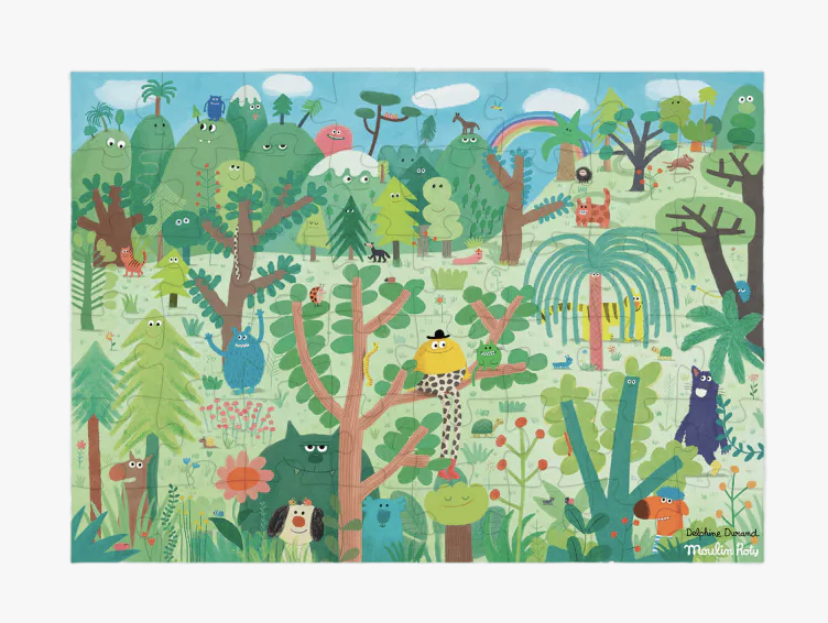 Puzzle - La terre merveilleuse 48 pièces - Les Schmouks