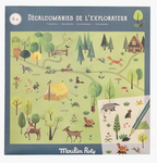 Décalcomanies de l'explorateur - Le Jardin du Moulin