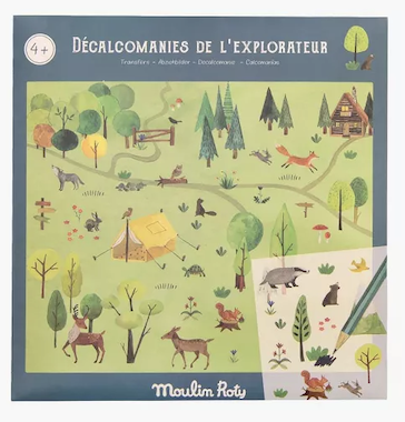 Décalcomanies de l'explorateur - Le Jardin du Moulin