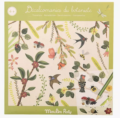 Décalcomanies du botaniste - Le Jardin du Moulin
