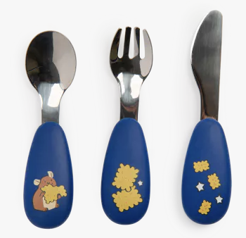 Set couverts silicone - Puce et Pilou