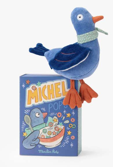 Poupée hochet Pigeon - Michel - Puce et Pilou