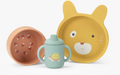 Set vaisselle silicone - Trois Petits Lapins