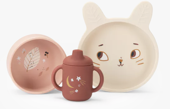 Set vaisselle silicone - Après la Pluie