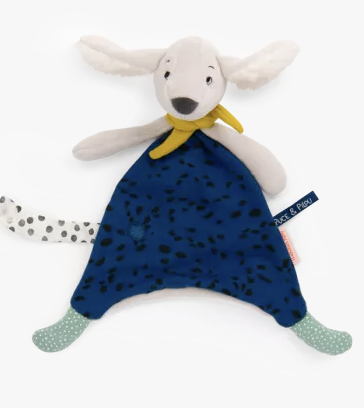 Doudou Pilou bleu - Puce et Pilou