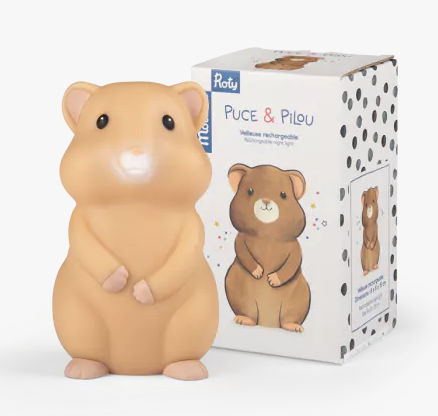 Veilleuse Hamster - Puce et Pilou