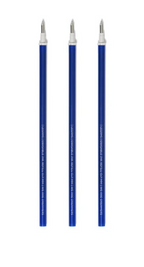 Stylo effaçable - 3 recharges encre bleue