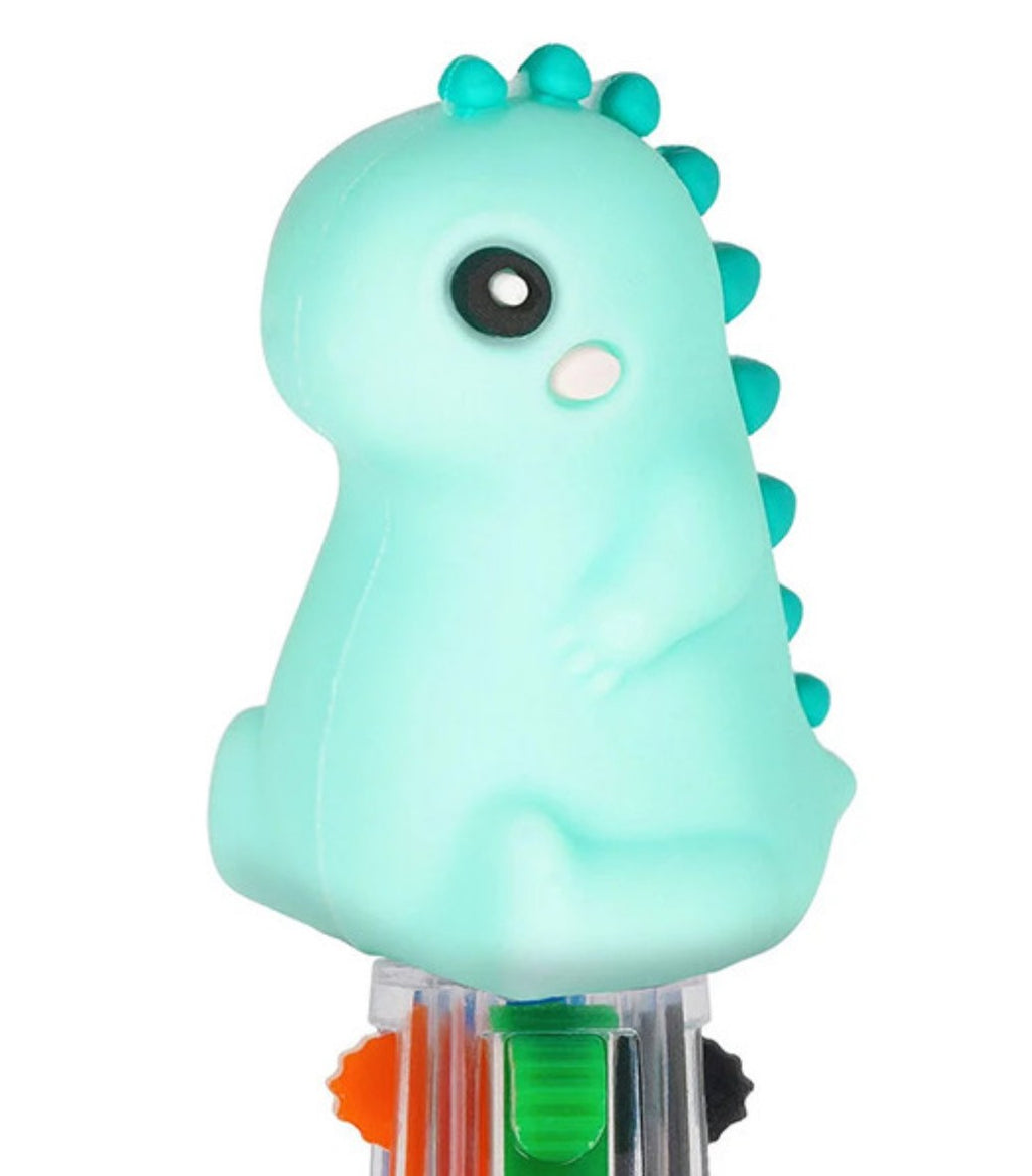 Stylo 4 couleurs - Dinosaure