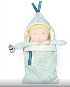 Poupon bébé Verte - Les Douillettes