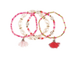 Bracelet Gina fleur rose
