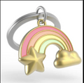 Porte clés - Arc-en-ciel - Pastel