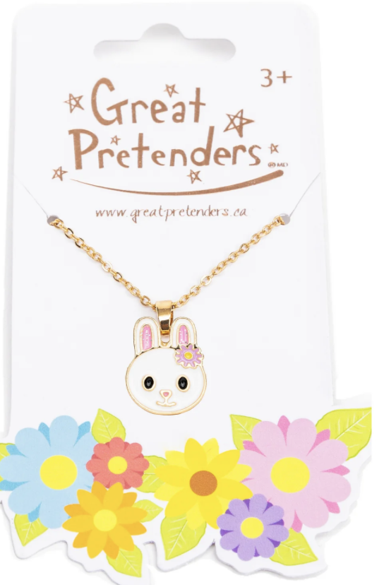 Collier lapin - Printemps