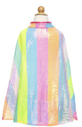 Déguisement - Cape sequin arc-en-ciel Stripy - T 4/6 ans