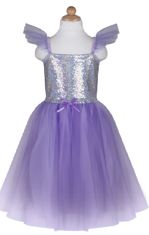 Déguisement - Robe princesse sequins Lilas - Diff taille